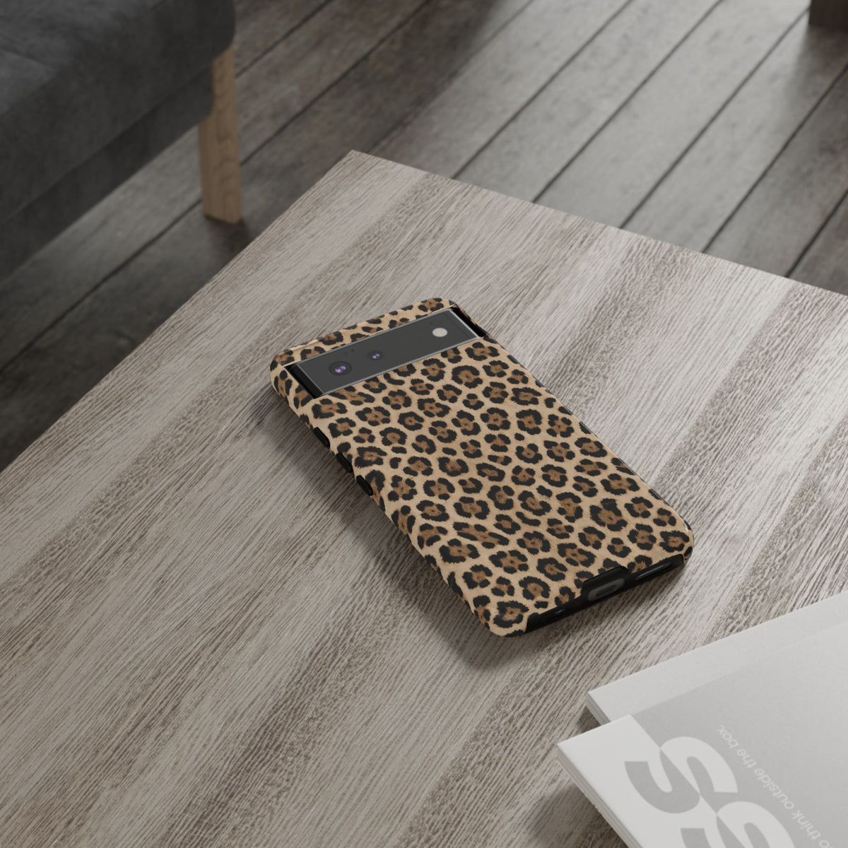 Leopard print phone case