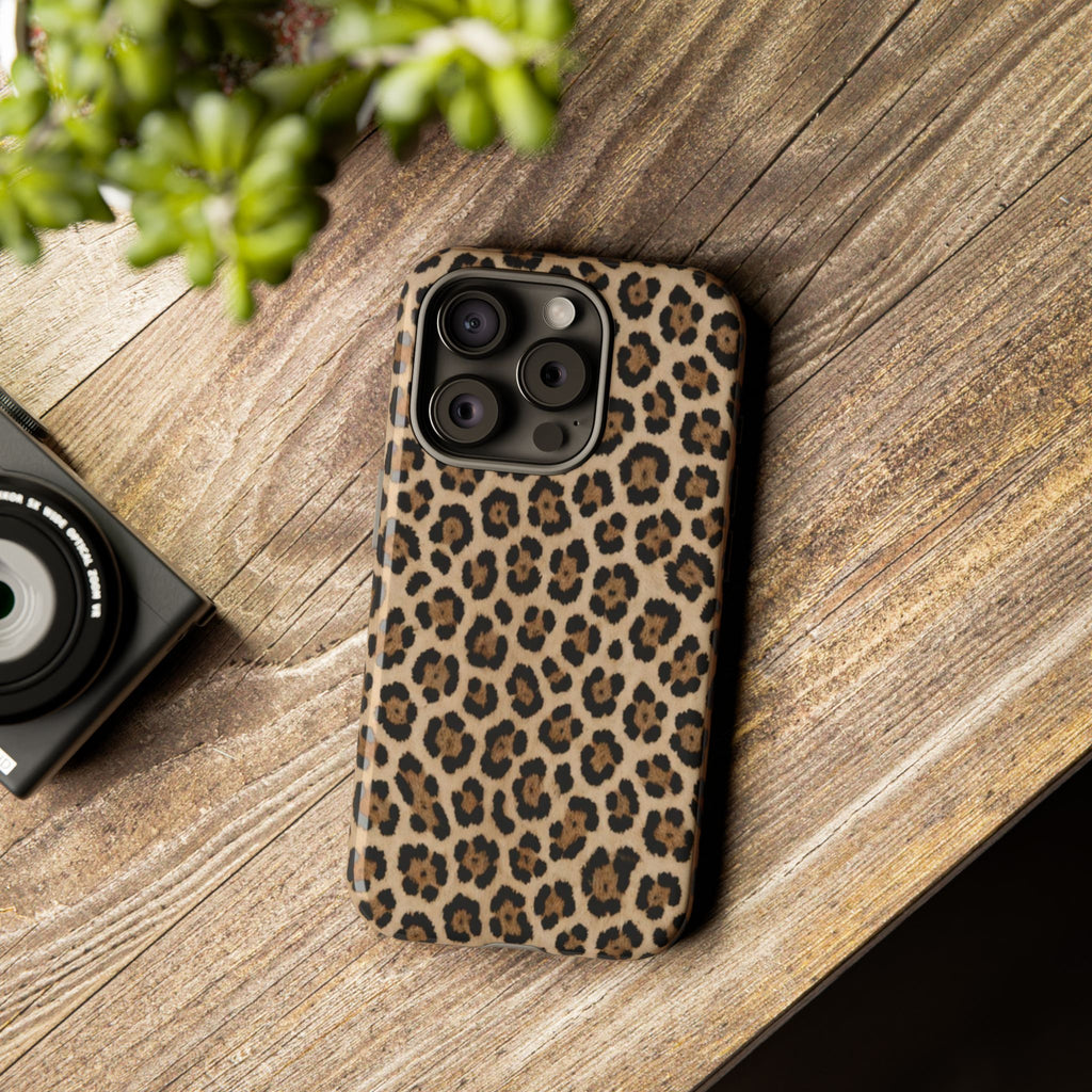 Leopard print phone case