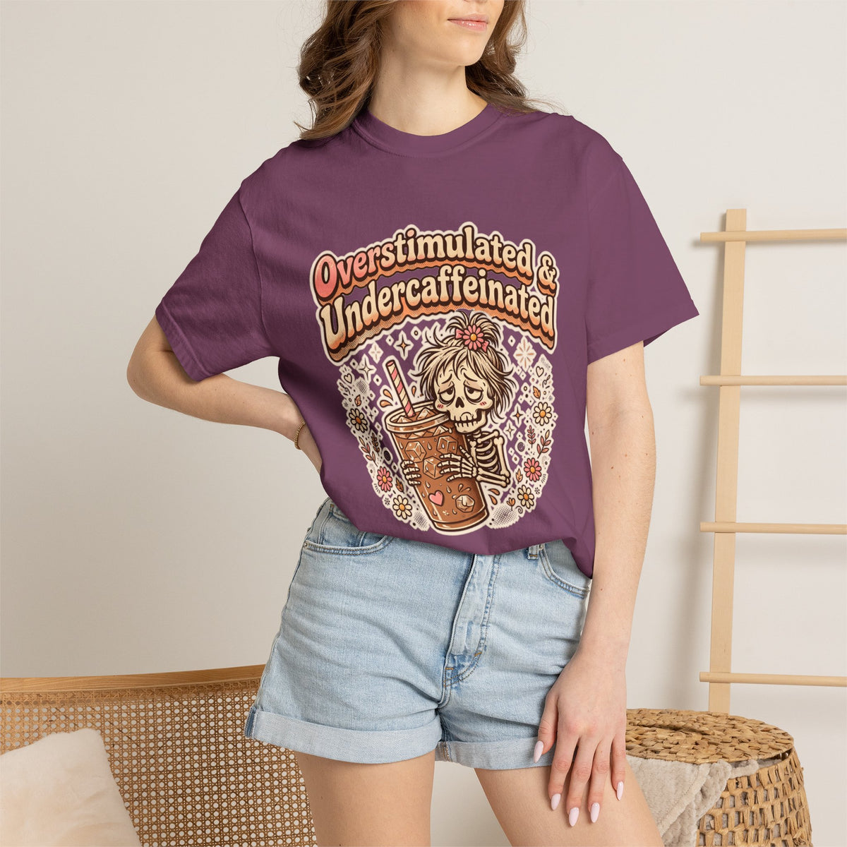 Overstimulated & Undercaffeinated Tee