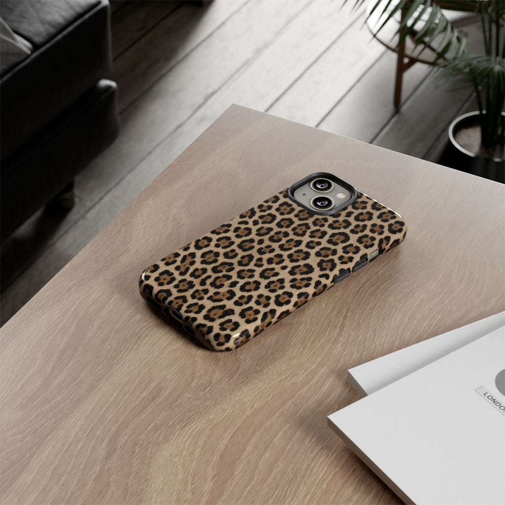 Leopard print phone case