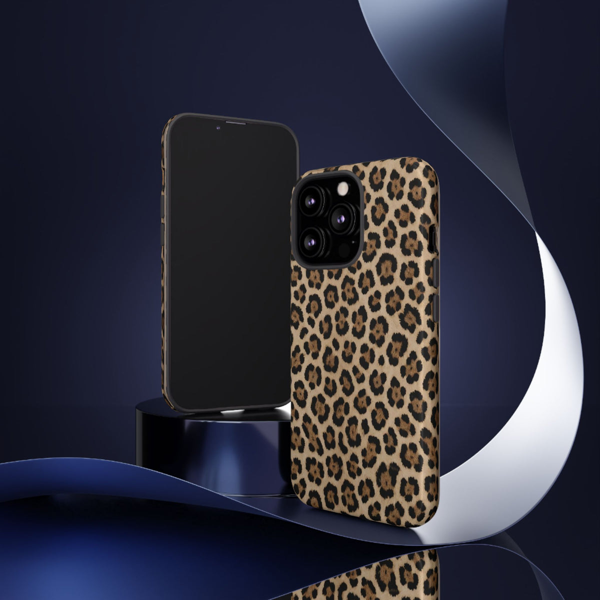 Leopard print phone case