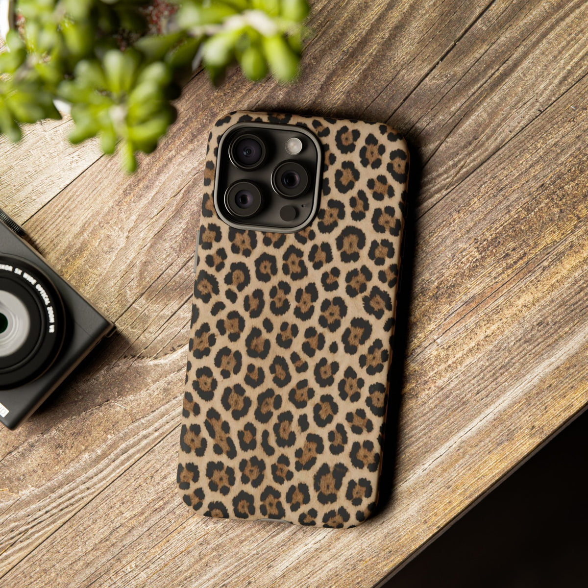 Leopard print phone case