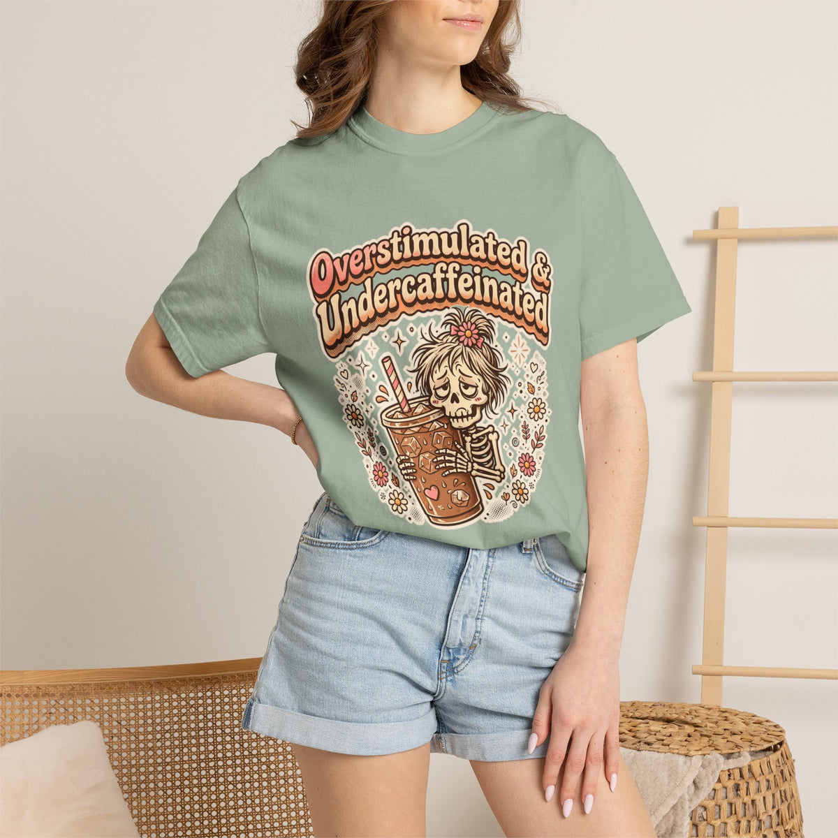 Overstimulated & Undercaffeinated Tee