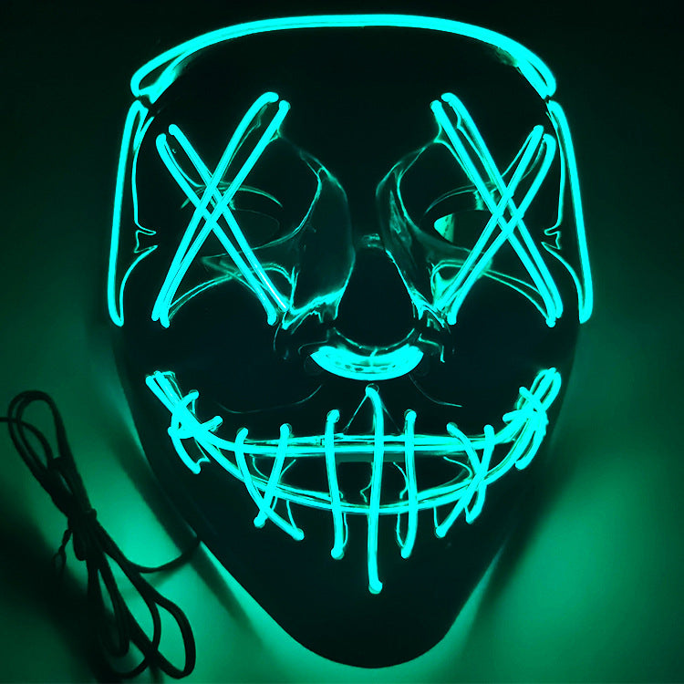 LED Light-Up Halloween Mask