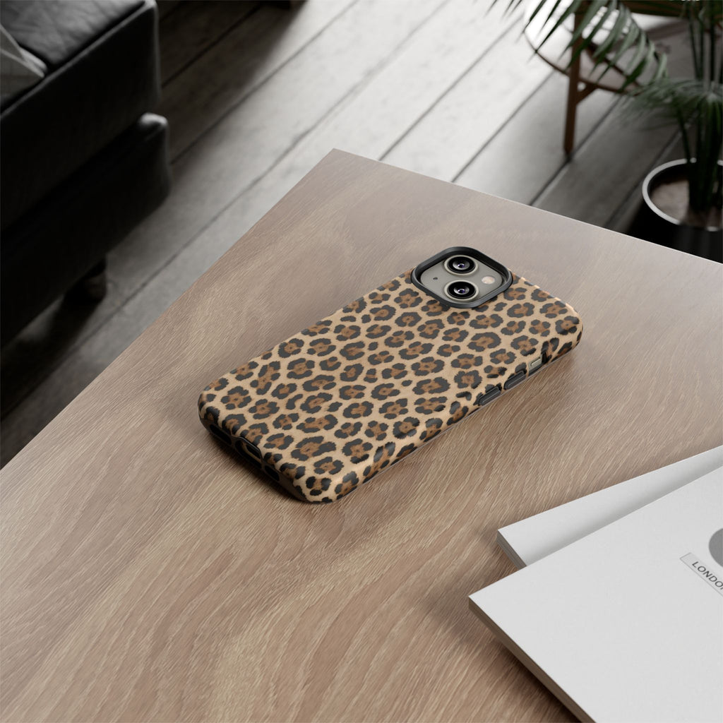Leopard print phone case