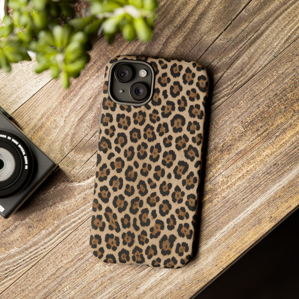 Leopard print phone case