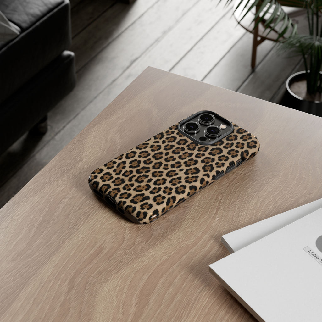 Leopard print phone case