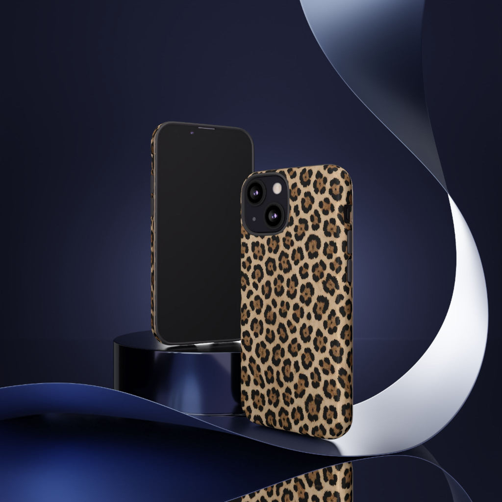 Leopard print phone case