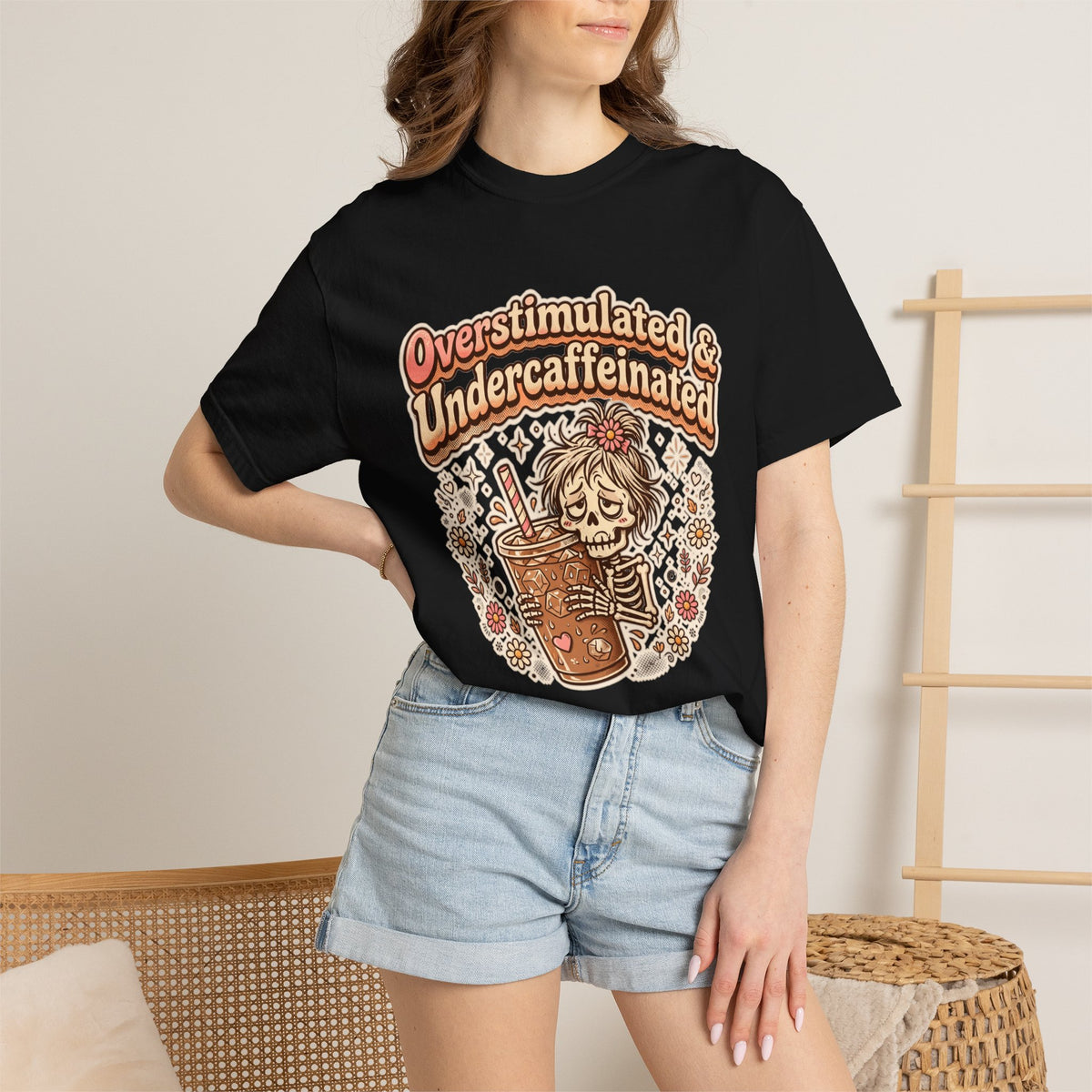 Overstimulated & Undercaffeinated Tee