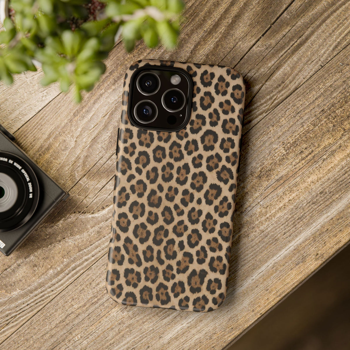 Leopard print phone case