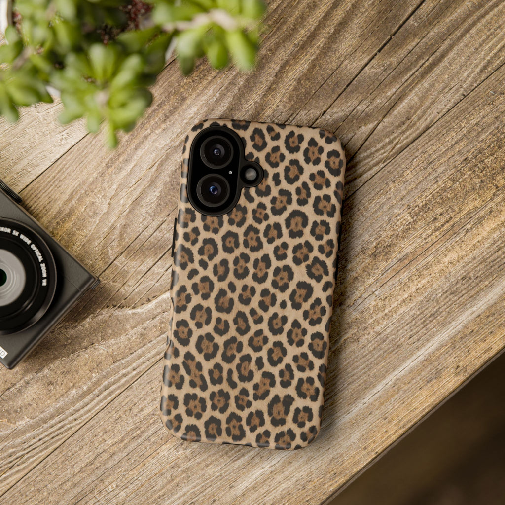 Leopard print phone case
