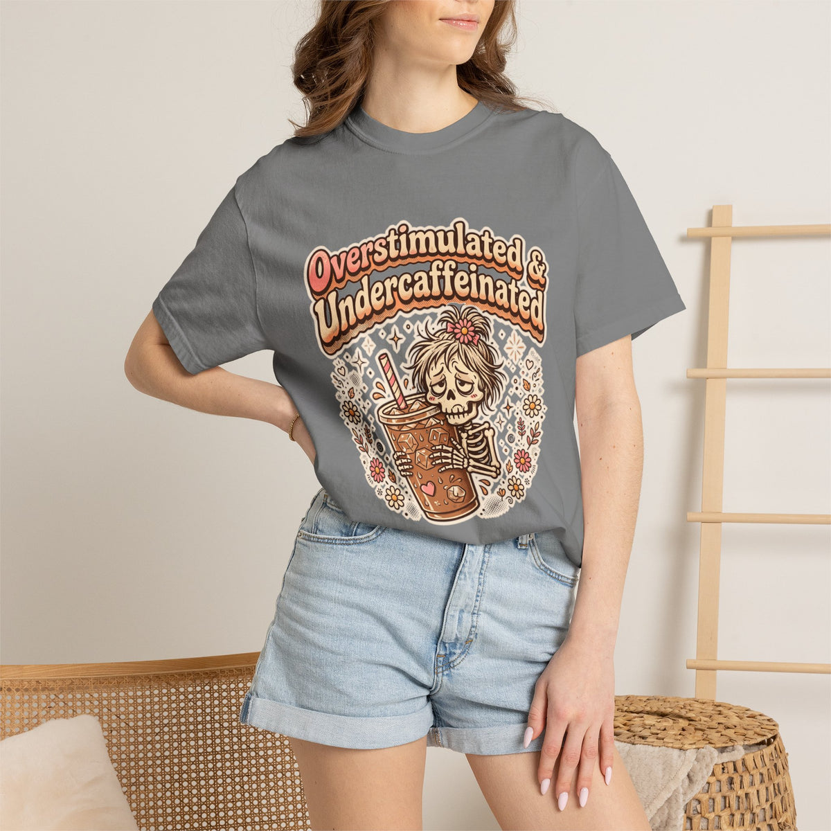 Overstimulated & Undercaffeinated Tee