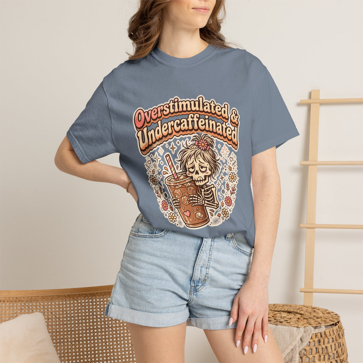 Overstimulated & Undercaffeinated Tee