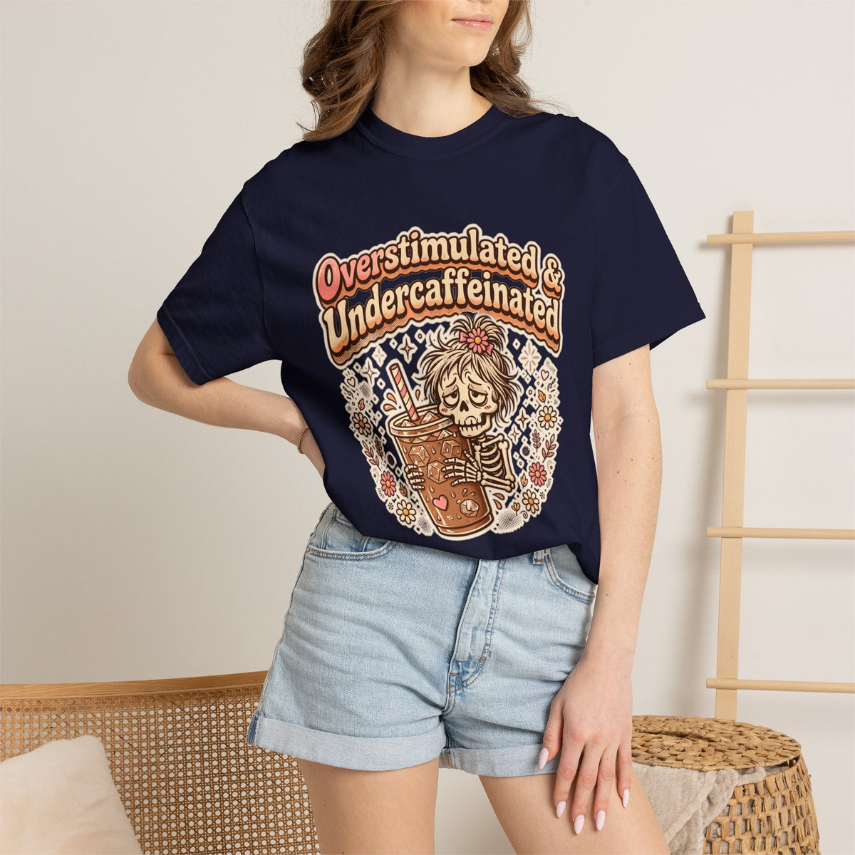 Overstimulated & Undercaffeinated Tee