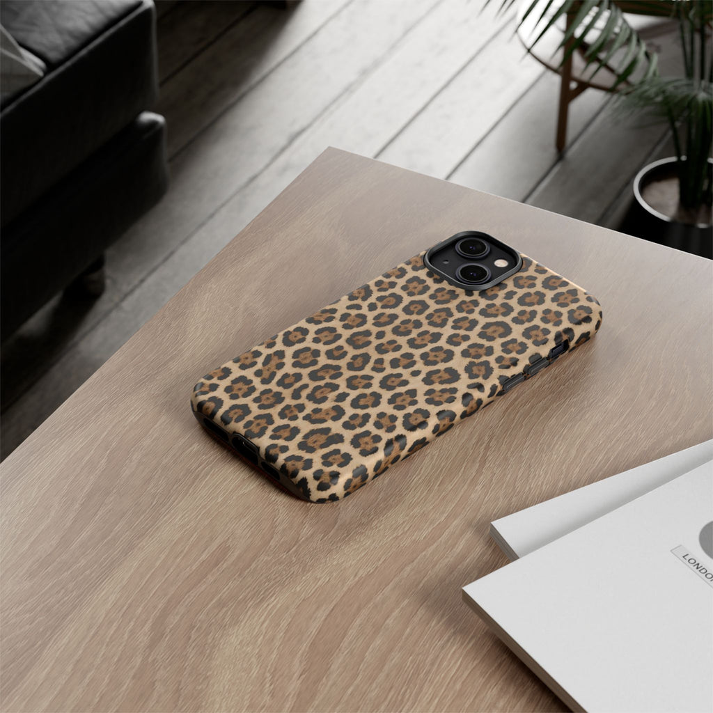 Leopard print phone case