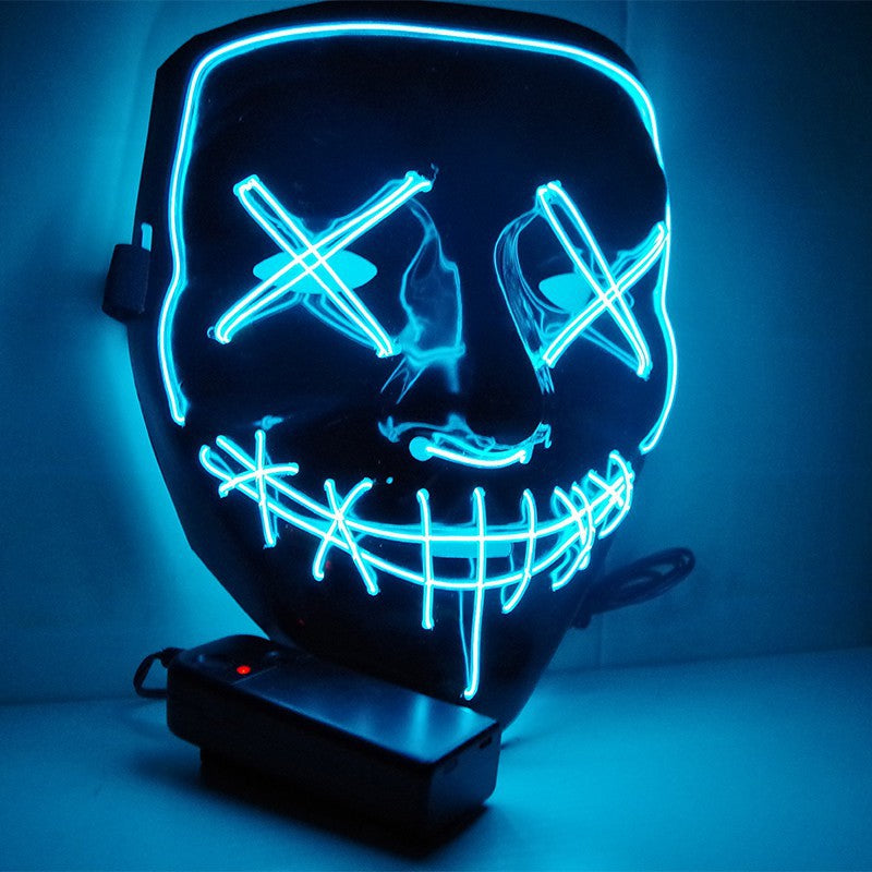 LED Light-Up Halloween Mask
