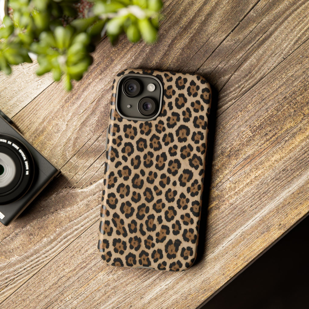 Leopard print phone case