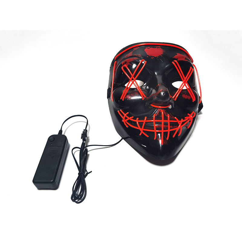 LED Light-Up Halloween Mask